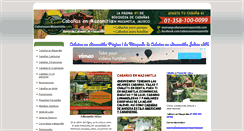 Desktop Screenshot of cabanasenmazamitla.com